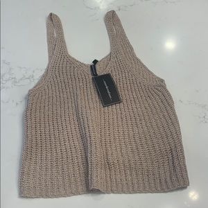 Knit tank top